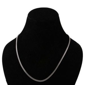 زنجیر نقره زنانه بازرگانی میلادی مدل اسپرت کد zr_100